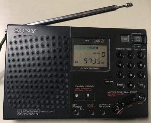 ソニー ラジオ ICF-SW7600G-
